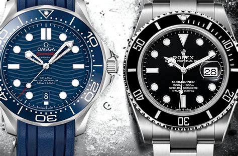 omega and rolex watch dails faces|rolex submariner vs omega semaster.